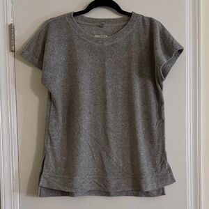 Lou & Grey Heather Gray Short Sleeve Terry Tee